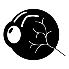 Human eye icon , simple style