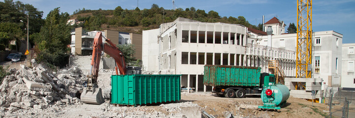 Démolition du vieil EHPAD