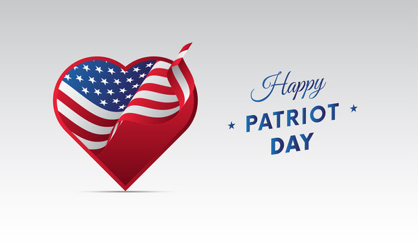 Patriot Day. September 11. Vector illustration.