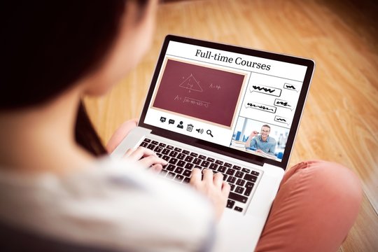 Composite image of composite image of full-time courses - Powered by Adobe