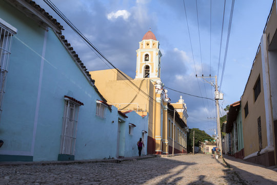 Church in the colonial city of Trinidad 02, Cuba