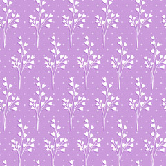 Fototapeta premium Leaves seamless background