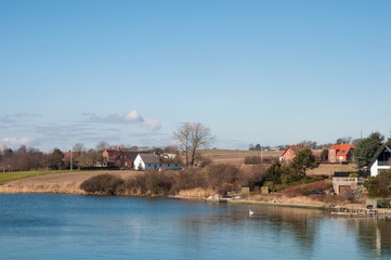 Obraz premium Danish coast near town of Kalvehave