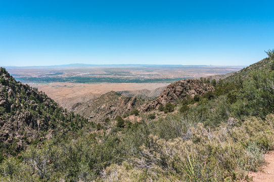 View from the Sandias