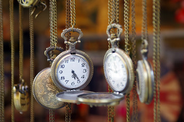 old silver pocket watch