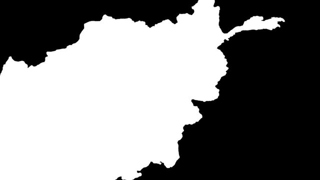 Kunar - Afghanistan, province extruded. Satellite