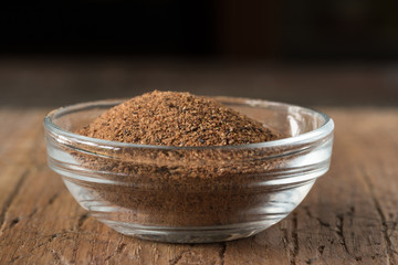 Ground Nutmeg in an ingredient bowl
