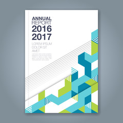 Fototapeta na wymiar Abstract minimal geometric background for business annual report book cover brochure flyer poster