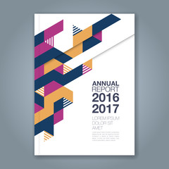 Abstract minimal geometric background for business annual report book cover brochure flyer poster