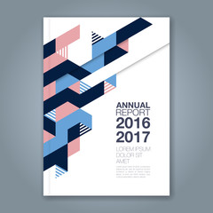 Abstract minimal geometric background for business annual report book cover brochure flyer poster