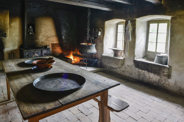 old farmhouse kitchen