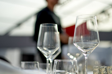 Party Setting with Bokeh Background