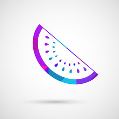 Slice of watermelon icon