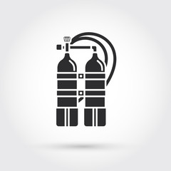scuba diving tank icon