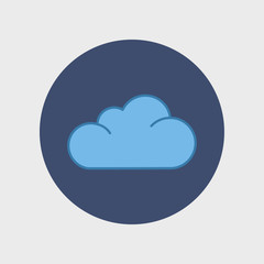 cloud modern icon