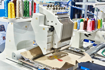 Embroidery industrial machine
