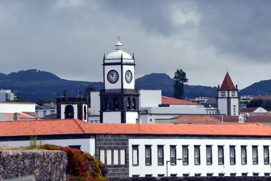 Forte de Sao Br&aacute;s in Ponta Delgada (Azoren)