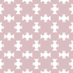 Fototapeta na wymiar Abstract geometric floral background. Seamless vector pattern.