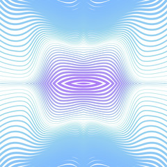 Abstract background with curved lines and shapes. Distortion of space.