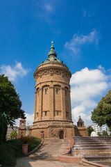 Fototapeta na wymiar Wasserturm in Mannheim