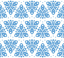 Abstract seamless pattern in vegetable in style. The orderly grid of shapes.