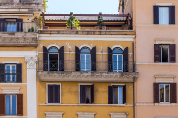Building facade in Rome