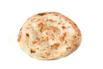 bread cake against white background