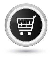 Ecommerce icon prime black round button