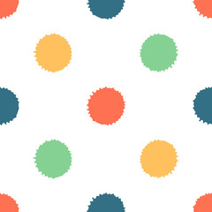 Seamless pattern, tile with inc splash, blots, smudge and brush strokes. Grunge endless template for web background, prints, wallpaper, surface, wrapping, repeat elements for design.