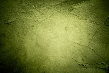 Green grunge paper texture background