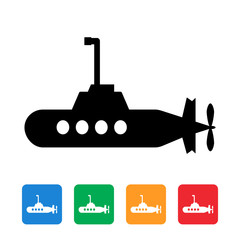 Obraz premium Submarine icon