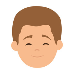 cute and little boy vector illustration design