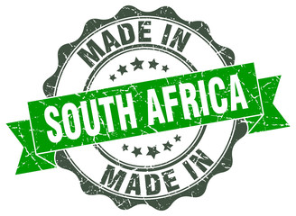 made in South Africa round seal