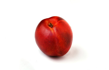 peaches on a white background