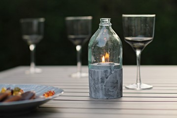 romantic table setting