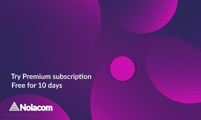 Abstract geometric background with purple gradient vanishing circles