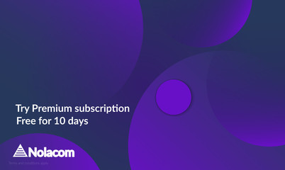 Abstract geometric background with purple gradient vanishing circles