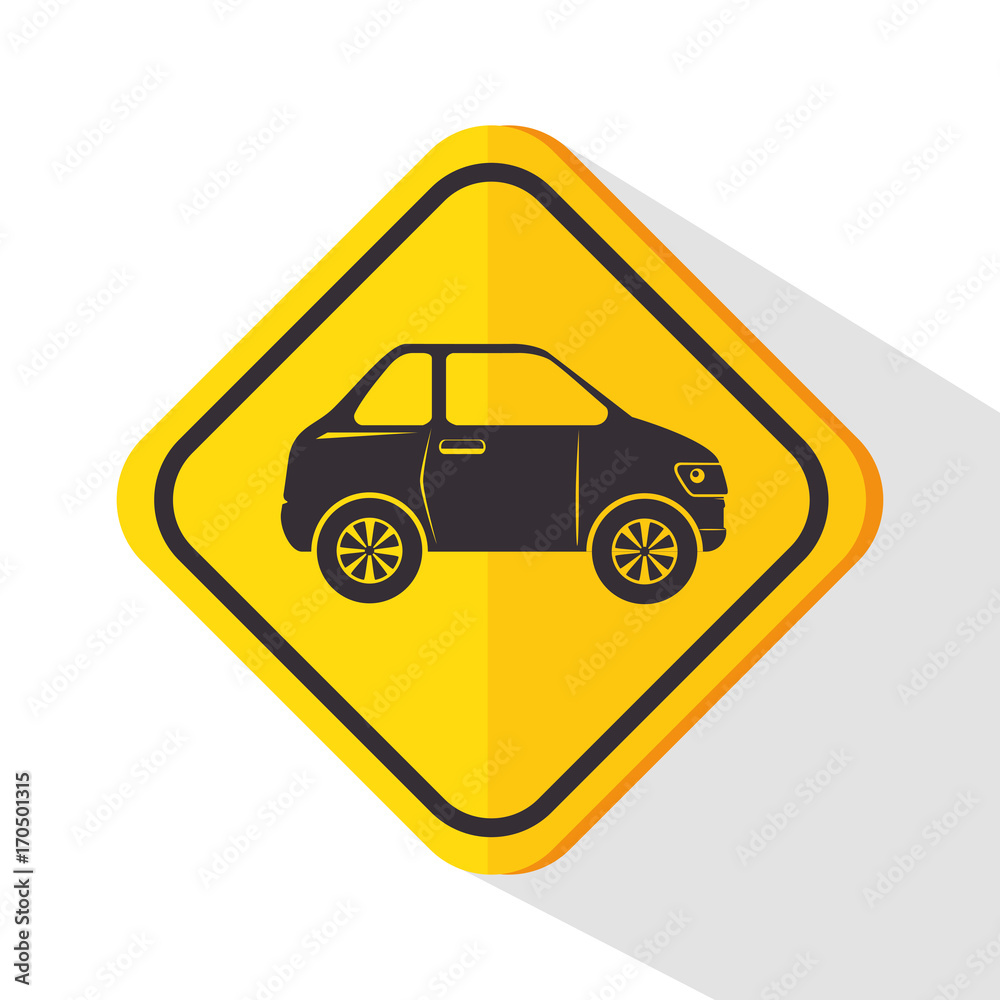 Sticker car service sign vector illustration graphic design