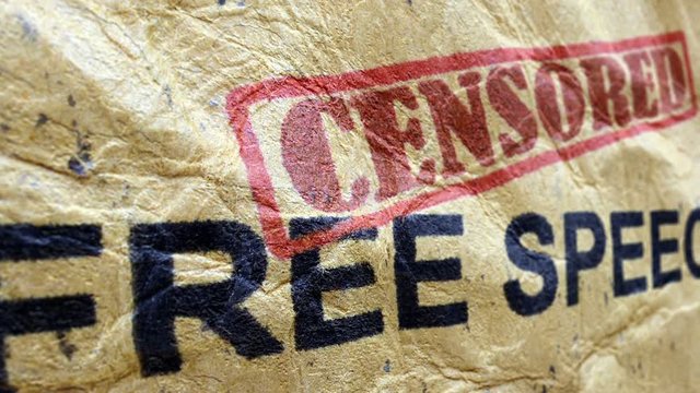 Free speech censored