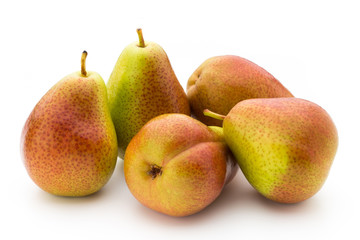 Pears isolated on the white background.