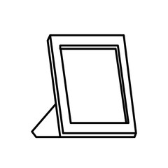 Blank picture frame icon vector illustration graphic design