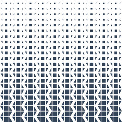Halftone vector pattern. White and navy geometric background