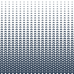 Halftone vector pattern. White and navy geometric background