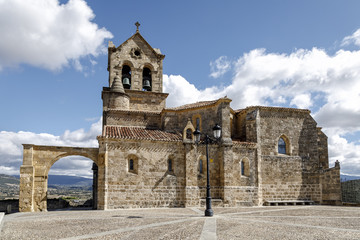 Fototapeta na wymiar Parochial church of San Vicente Martir and San Sebastian, Frias Burgos