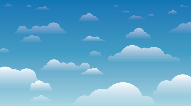 Cloudy sky background 7