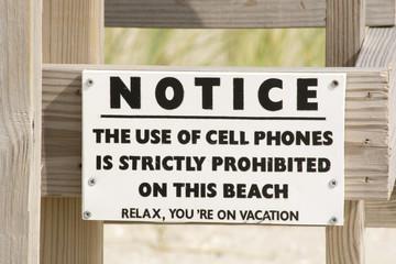 No cell phones your on vacation, tight