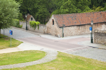 Streets In The East Of Bruges