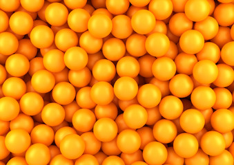 Ball pool. 3D illustration.