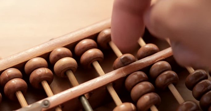 Chinese abacus is a calculating tool