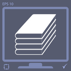 books vector icon